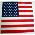 100% Micro Polyester USA Flag Bandanna